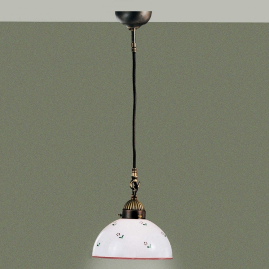 Kolarz 731.30.69 - Κρεμαστό φωτιστικό οροφής NONNA 1xE27/75W/230V διάμετρος 20 cm κόκκινο