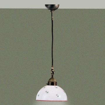 Kolarz 731.30.69 - Κρεμαστό φωτιστικό οροφής NONNA 1xE27/75W/230V διάμετρος 20 cm κόκκινο
