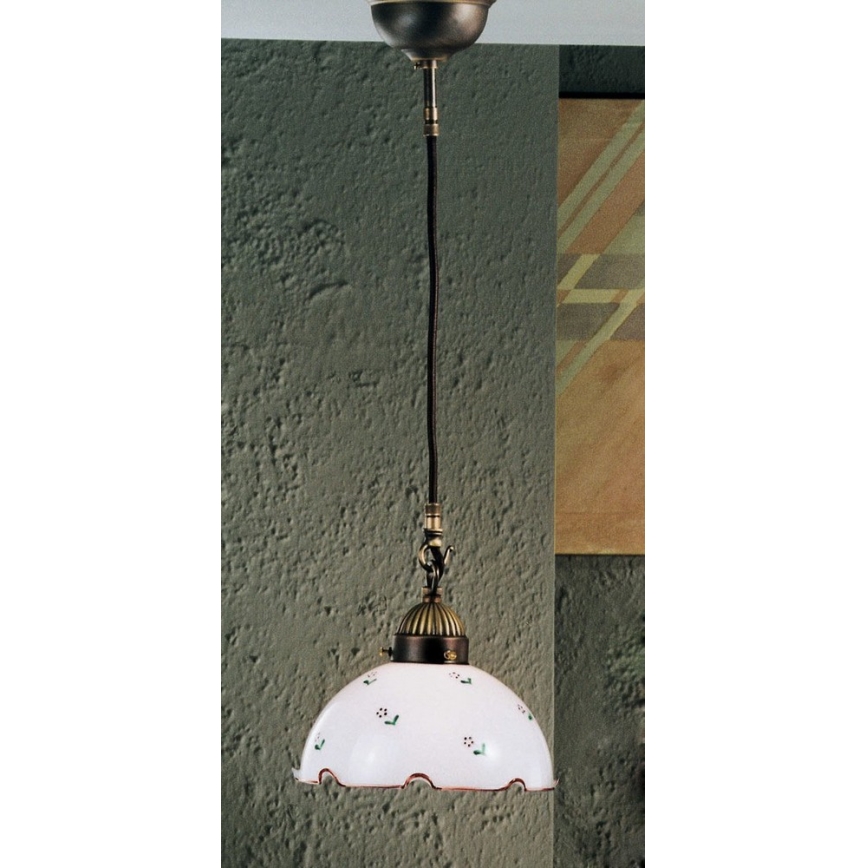 Kolarz 731.30.70 - Φωτιστικό οροφής με καλώδιο NONNA 1xE27/75W/230V κόκκινο