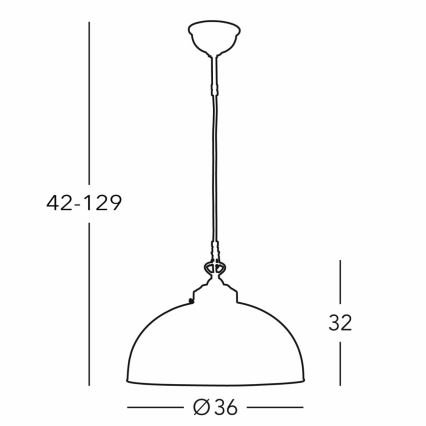 Kolarz 731.32.102 - Κρεμαστό φωτιστικό οροφής NONNA 1xE27/75W/230V διάμετρος 36 cm ελάφι πράσινο