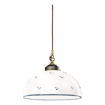 Kolarz 731.32.19 - Κρεμαστό φωτιστικό οροφής NONNA 1xE27/75W/230V διάμετρος 36 cm μπλε