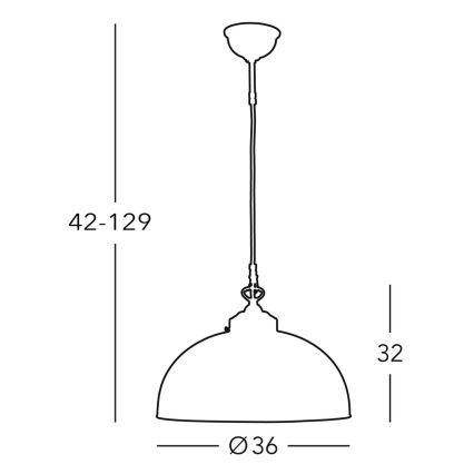 Kolarz 731.32.22 - Κρεμαστό πολύφωτο με σύρμα NONNA 1xE27/75W/230V πράσινο