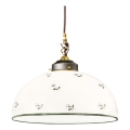 Kolarz 731.32.28 - Κρεμαστό φωτιστικό οροφής NONNA 1xE27/75W/230V διάμετρος 36 cm πράσινο