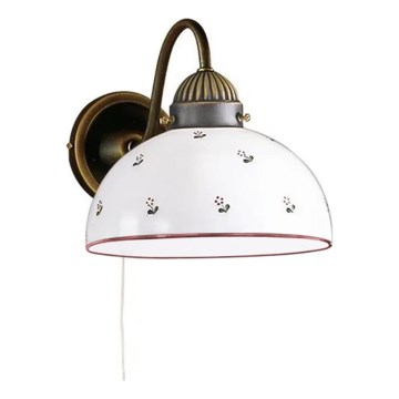 Kolarz 731.61.69 - Λάμπα τοίχου NONNA 1xE27/75W/230V κόκκινο