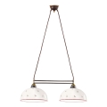 Kolarz 731.82.68 - Κρεμαστό φωτιστικό οροφής NONNA 2xE27/75W/230V κόκκινο