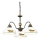 Kolarz 731.83.121 - Κρεμαστό φωτιστικό οροφής NONNA 3xE27/75W/230V σταφύλια/φράουλες
