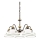 Kolarz 731.85.100 - Κρεμαστό φωτιστικό οροφής NONNA 5xE27/75W/230V ελάφι πράσινο
