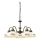 Kolarz 731.85.126 - Κρεμαστό φωτιστικό οροφής NONNA 5xE27/75W/230V λεμόνια