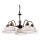 Kolarz 731.85.16 - Κρεμαστό φωτιστικό οροφής NONNA 5xE27/75W/230V μπλε