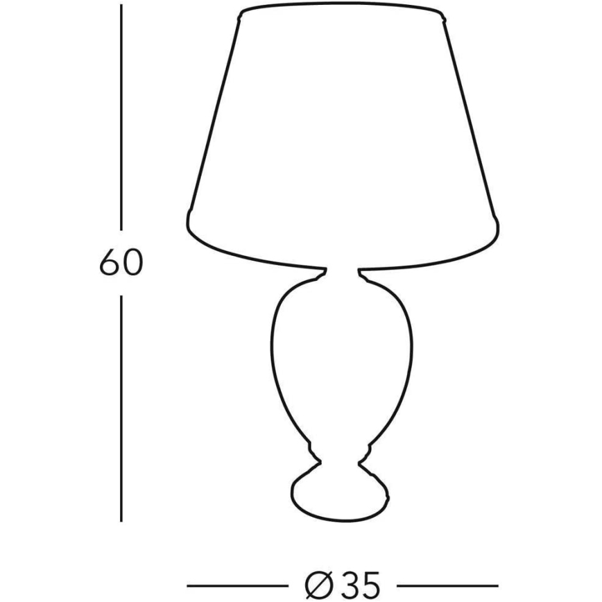 Kolarz 780.70 - Επιτραπέζια λάμπα GIARDINO 1xE27/100W/230V