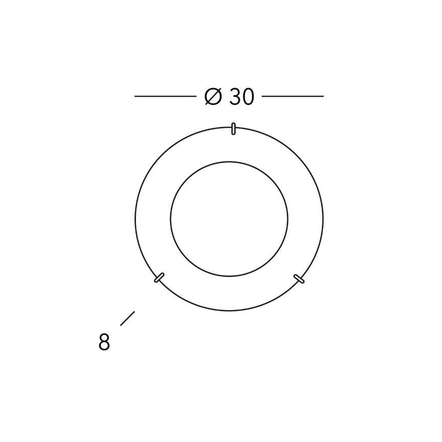 Kolarz A1306.11.3 - Φωτιστικό οροφής MOON 1xE27/60W/230V