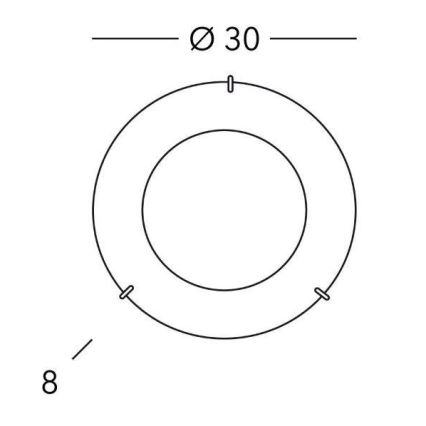 Kolarz A1306.11.3 - Φωτιστικό οροφής MOON 1xE27/60W/230V