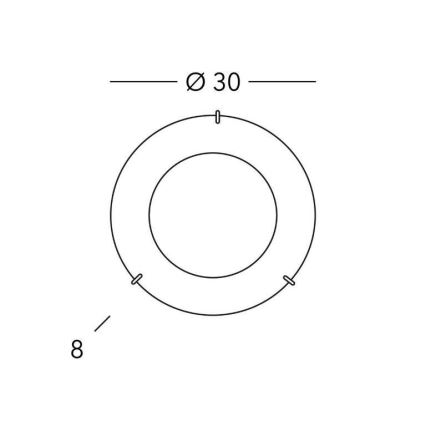 Kolarz A1306.11.4. - Φωτιστικό οροφής MOON 1xE27/60W/230V