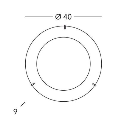 Kolarz A1306.12.3 - Φωτιστικό οροφής MOON 2xE27/60W/230V