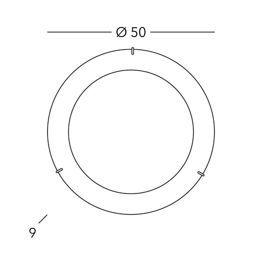 Kolarz A1306.13.5 - Φωτιστικό οροφής MOON 3xE27/60W/230V
