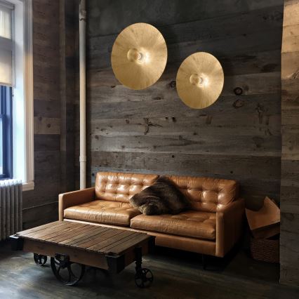 Kolarz A1306.61XL.3.SunAu - Φωτιστικό τοίχου MOON 1xE27/100W/230V χρυσό