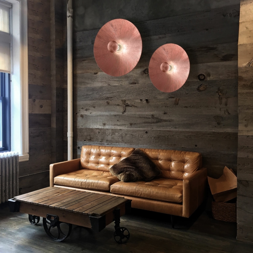 Kolarz A1306.61XL.3.SunCu - Φωτιστικό τοίχου MOON 1xE27/100W/230V χαλκός