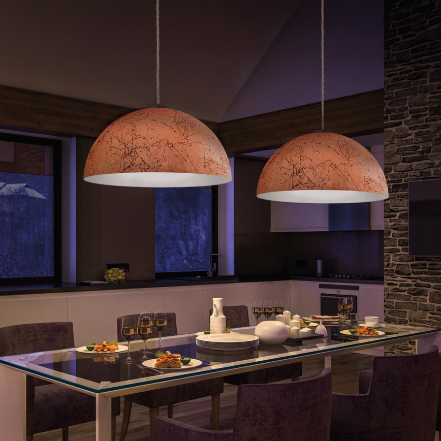 Kolarz A1339.31.Co.VinCu/40 - Φωτιστικό οροφής με καλώδιο CULT 1xE27/100W/230V διάμετρος 40 εκ. σε χαλκό