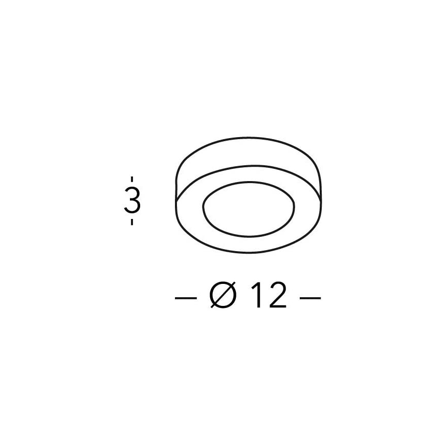 Kolarz A1344.10R.W - Φως οροφής dimmer LED CLICK LED-GX53/7W/230V