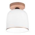 Kolarz A1352.11.Au - Επιτοίχιο φωτιστικό NONNA 1xE27/60W/230V δρυς/λευκό/χρυσό