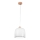 Kolarz A1352.31.Gr - Πολύφωτο με συρματόσχοινο NONNA 1xE27/60W/230V δρυς/λευκό/γκρι