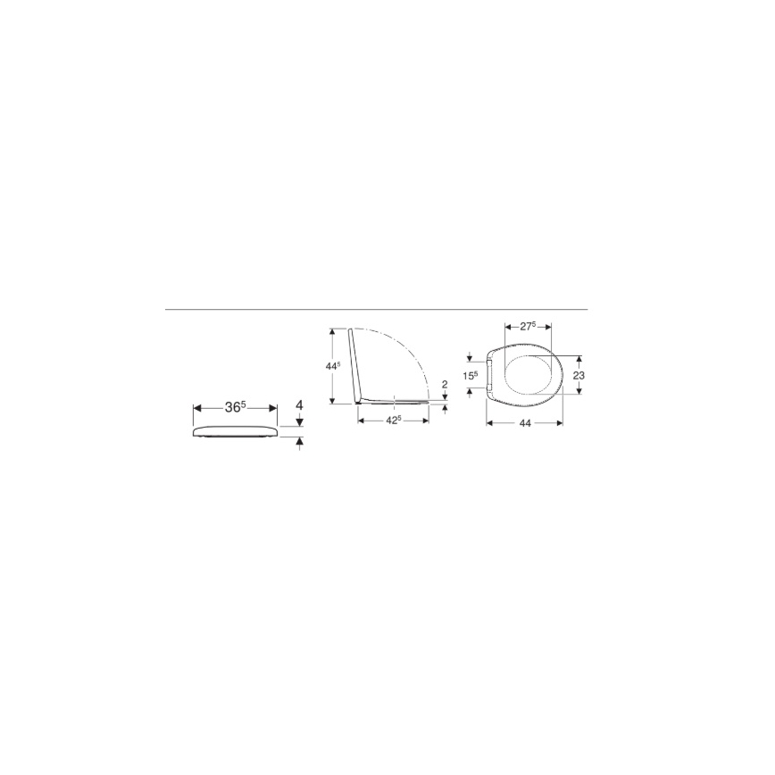 Kolo K90123000 - Κάθισμα τουαλέτας Rekord duroplast/λευκό