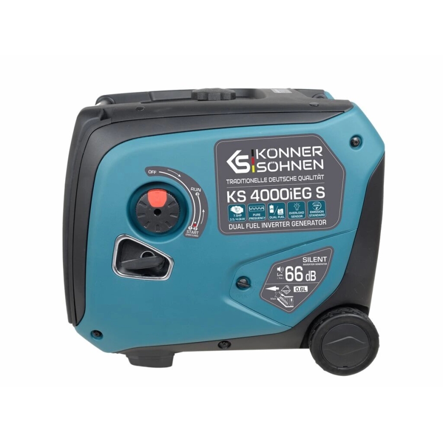 Könner & Söhnen 5106 - Γεννήτρια βενζίνης/υγραερίου Inverter KS 4000iEG S 4000W