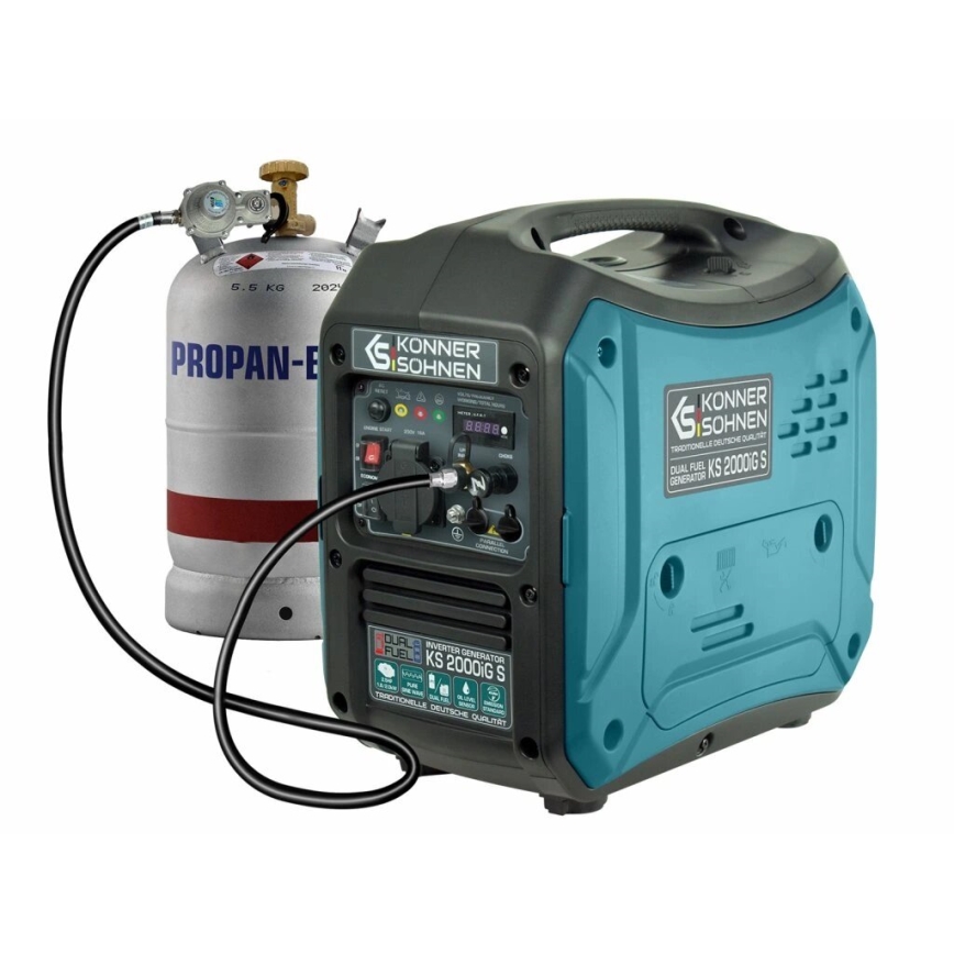 Könner & Söhnen KS7869-Γεννήτρια βενζίνης/υγραερίου Inverter KS 2000iG S