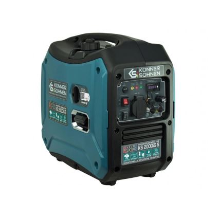 Könner & Söhnen KS7869 - Φορητός ηλεκτρογεννήτρια inverter αερίου και βενζίνης KS 2000iG S 2000W