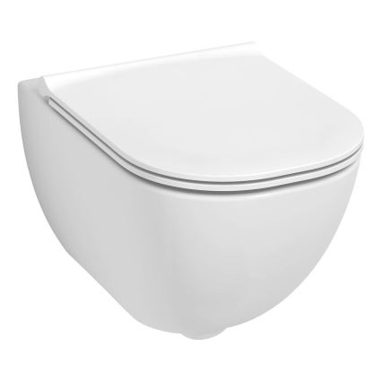 Κρεμαστή λεκάνη WC MIO Vortex + κάθισμα τουαλέτας SoftClose MIO + πλακέτα διπλής ροής DUAL + εντοιχιζόμενος μηχανισμός + μονωτικό υπόστρωμα