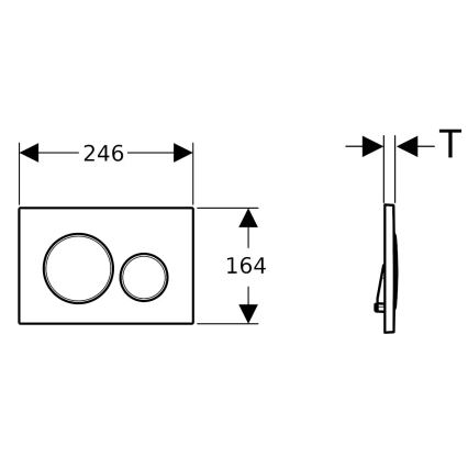 Κρεμαστή λεκάνη ROUND + κάθισμα λεκάνης SoftClose ROUND + πλακέτα ενεργοποίησης SIGMA + εντοιχιζόμενη μονάδα + μονωτικό υπόστρωμα