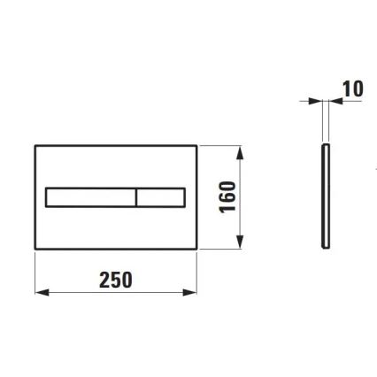 Κρεμαστή λεκάνη WC PRO + κάθισμα τουαλέτας SoftClose PRO + πλήκτρο έκπλυσης DUAL LIS + εντοιχισμένη μονάδα + μονωτικό υπόστρωμα