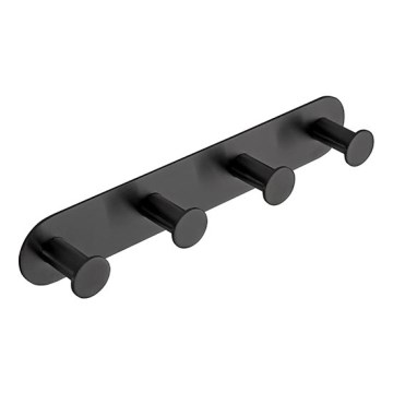 Κρεμάστρα 25,5x4,5 cm ανοξείδωτο/μαύρο