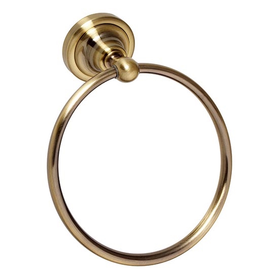 Κρεμάστρα πετσετών 16x19 cm μπρούτζινη