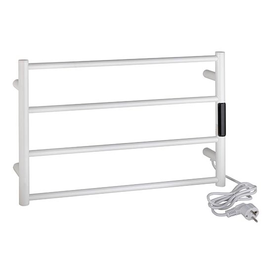 Κρεμάστρα πετσετών 56x37 cm, ανοξείδωτο/λευκό