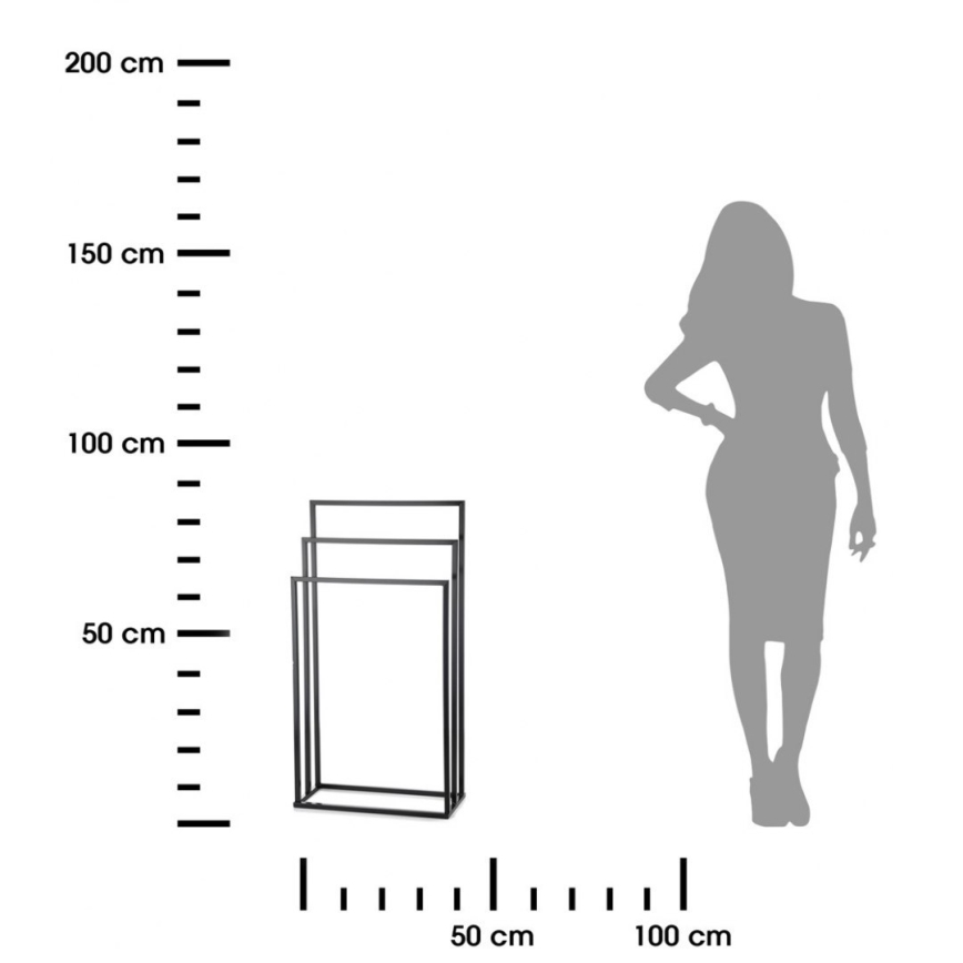 Κρεμάστρα μπάνιου 85x45 cm