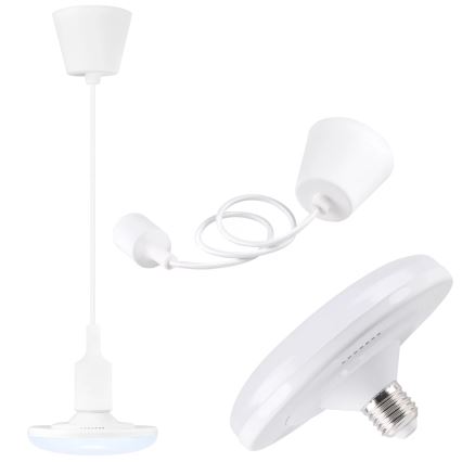 Κρεμαστό φως LED KIKI 1xE27/10W/230V λευκό