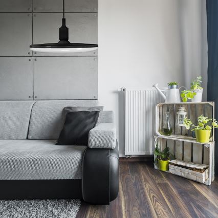 Κρεμαστό φως LED KIKI 1xE27/10W/230V μαύρο