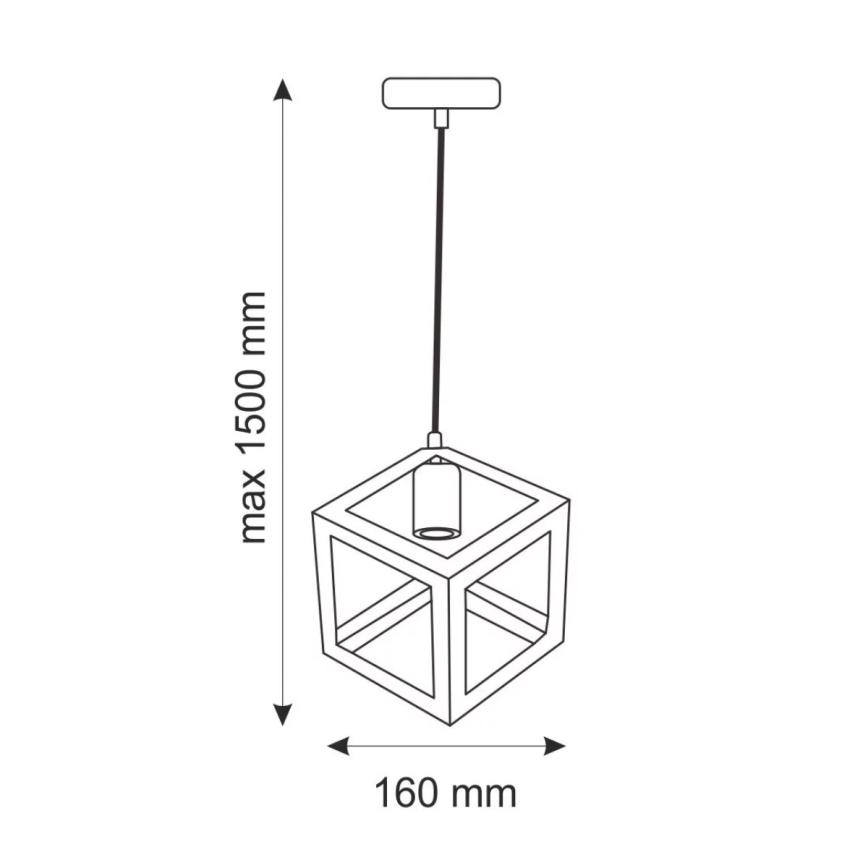Κρεμαστό φως SWEDEN 1xE27/20W/230V