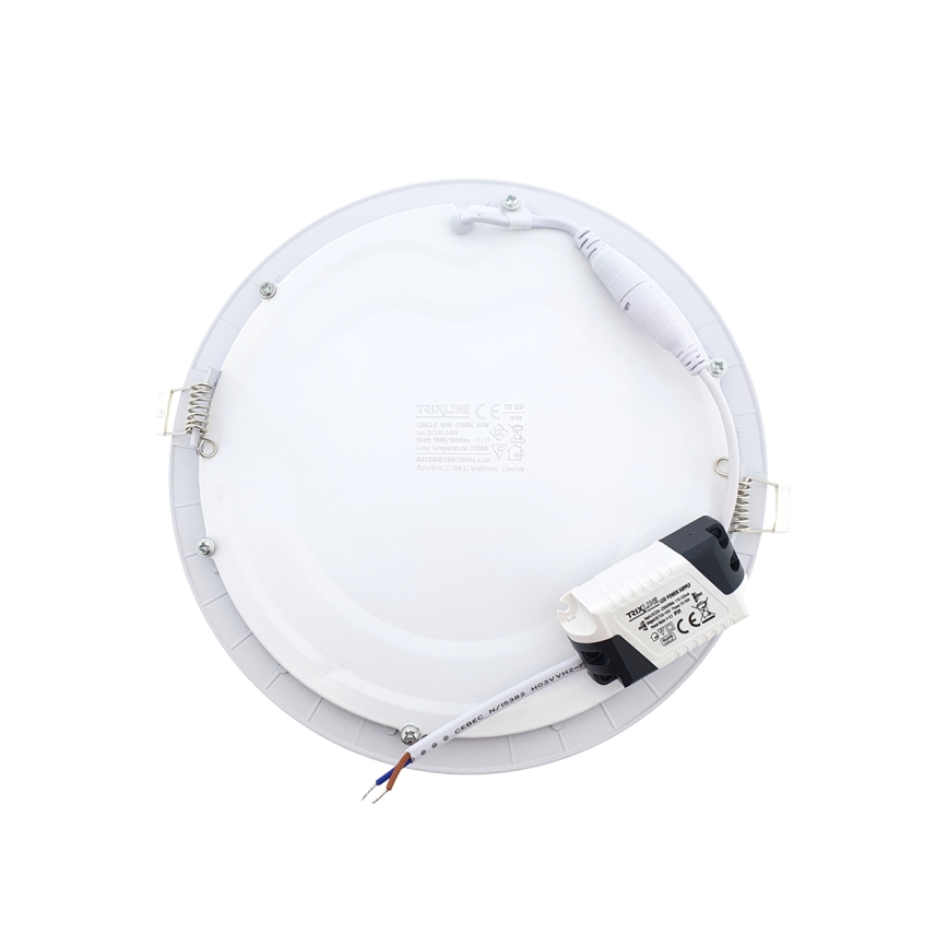 Κρεμαστό φως οροφής LED ROUND LED/18W/230V 2700K