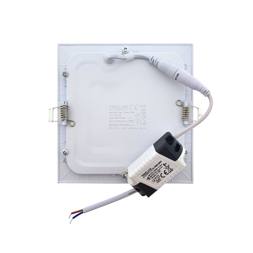 Κρεμαστό φως οροφής LED SQUARE LED/9W/230V 2700K
