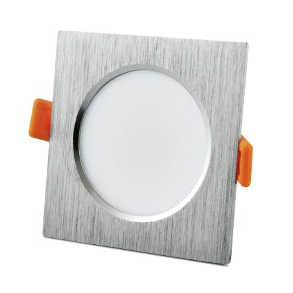 Κρεμαστό φως οροφής LED VENUS LED/7W/230V ασήμι γωνιακός