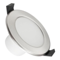 Κρεμαστό φως οροφής μπάνιου LED LED/7W/230V 3000K ασήμι IP44