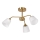 Κρεμαστό φωτιστικό 3xE14/60W/230V χρυσό