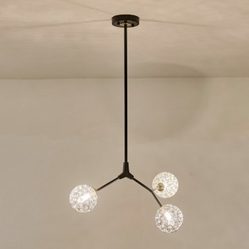 Κρεμαστό φωτιστικό 3xG9/15W/230V γκρι