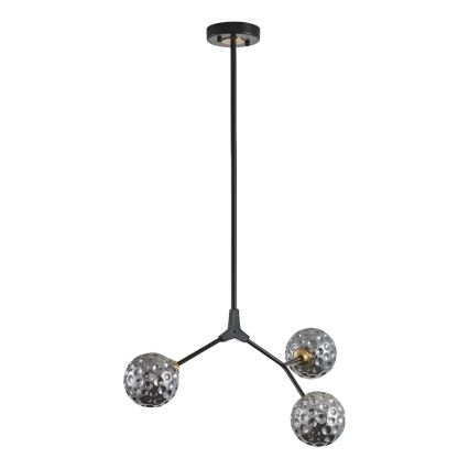 Κρεμαστό φωτιστικό 3xG9/15W/230V γκρι