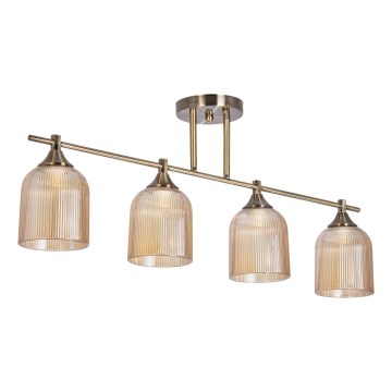 Κρεμαστό φωτιστικό 4xE14/60W/230V ορείχαλκος