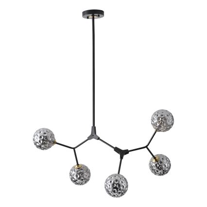 Κρεμαστό φωτιστικό 5xG9/15W/230V γκρι