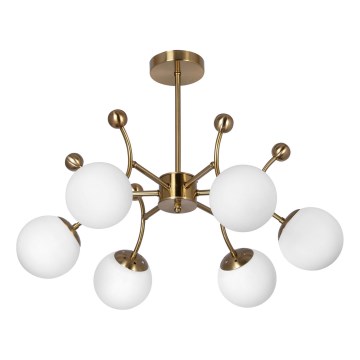 Κρεμαστό φωτιστικό 6xE27/60W/230V χρυσό