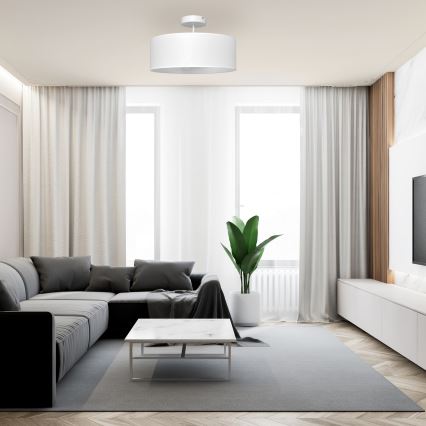 Κρεμαστό φωτιστικό ALBA 3xE27/15W/230V λευκό